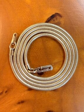12k G.F. Liquid gold snake chain.